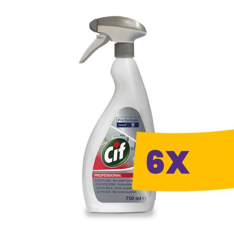 Cif Pro Formula Washroom 0.75L - Fürdőszobai tisztító- és vízkőoldószer (Karton - 6 db)