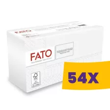   FATO szalvéta Fehér - 2 rétegű, 33x33cm, 50 lap (Karton - 54 csomag)