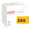 FATO Smart Table koktélszalvéta Hófehér - 2 rétegű, 24x24cm, 100 lap (Karton - 24 csomag)