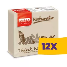   FATO EcoNatural koktélszalvéta Drink Natural - 2 rétegű, 24x24cm, 100 lap (Karton - 12 csomag)