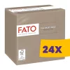 FATO Smart Table koktélszalvéta Galambszürke - 2 rétegű, 24x24cm, 100 lap (Karton - 24 csomag)