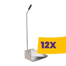  Aricasa galvanizált fém lapát, 76cm-es nyéllel (Karton - 12 db)