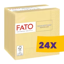   FATO Smart Table koktélszalvéta Pezsgő - 2 rétegű, 24x24cm, 100 lap (Karton - 24 csomag)