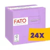 FATO Smart Table koktélszalvéta Lila - 2 rétegű, 24x24cm, 100 lap (Karton - 24 csomag)