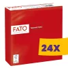 FATO Smart Table szalvéta Piros - 2 rétegű, 33x33cm, 50 lap (Karton - 24 csomag)