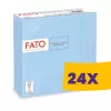 FATO Smart Table szalvéta Világoskék - 2 rétegű, 33x33cm, 50 lap (Karton - 24 csomag)