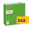 FATO Smart Table szalvéta Smaragdzöld - 2 rétegű, 33x33cm, 50 lap (Karton - 24 csomag)