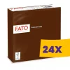 FATO Smart Table szalvéta Csokoládébarna - 2 rétegű, 33x33cm, 50 lap (Karton - 24 csomag)