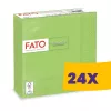FATO Smart Table szalvéta Almazöld - 2 rétegű, 33x33cm, 50 lap (Karton - 24 csomag)
