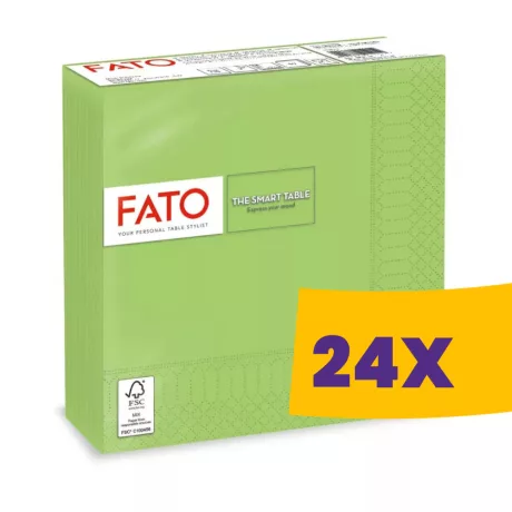 FATO Smart Table szalvéta Almazöld - 2 rétegű, 33x33cm, 50 lap (Karton - 24 csomag)