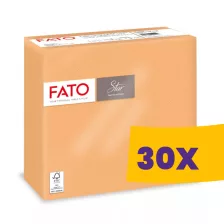   FATO Star szalvéta Barack - 2 rétegű, 38x38cm, 40 lap (Karton - 30 csomag)