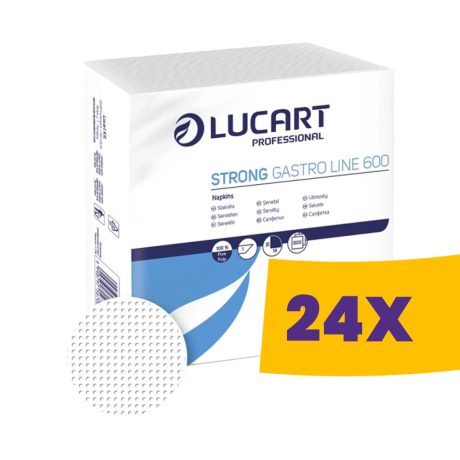 Lucart Strong Gastro Line 600 éttermi szalvéta 600 lapos (Karton - 24 csg)