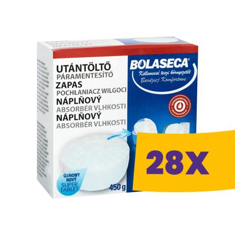 Bolaseca páramentesítő tabletta 450g (Karton - 28 db)