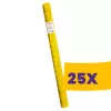 FATO asztalterítő tekercs Damask Sárga - 120cm, 7m (Karton - 25 tekercs)