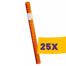   FATO asztalterítő tekercs Damask Narancs - 120cm, 7m (Karton - 25 tekercs)