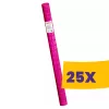 FATO asztalterítő tekercs Damask Fuxia - 120cm, 7m (Karton - 25 tekercs)