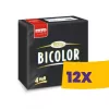 FATO Prestige Bicolor szalvéta Fekete/Pezsgő - 4 rétegű, 40x40cm, 50 lap (Karton - 12 csomag)