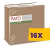 FATO Airlaid mintás szalvéta Shade Hazelnut - 1 rétegű, 40x40cm, 50 lap (Karton - 16 csomag)