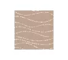 FATO Airlaid mintás szalvéta Perle Hazelnut - 1 rétegű, 40x40cm, 50 lap (Karton - 16 csomag)