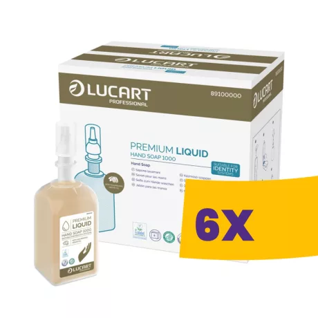 Lucart Premium folyékony szappan virág illat, argán olajjal 1000ml (Karton - 6 db)