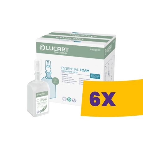 Lucart Essential semleges illatú habszappan 1000ml  (Karton - 6 db)