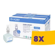   Lucart Hair&Body tusfürdő és sampon virág illat, gingko bilboával 400ml (Karton - 8 db)