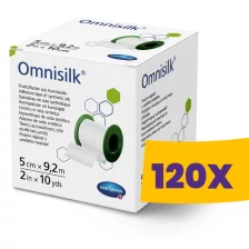   Hartmann Omnisilk selyem alapú ragtapasz 5cm x 9,2m (Karton - 120 db)