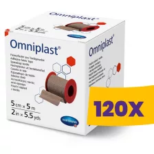 Hartmann Omniplast ragtapasz 5cm x 5m (Karton - 120 db)
