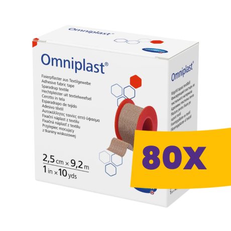 Hartmann Omniplast ragtapasz 2,5cm x 9,2m (Karton - 80 db)