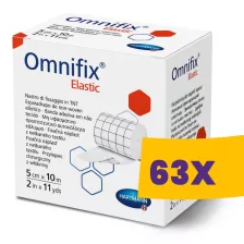   Hartmann Omnifix Elastic rögzítő flísz 5cm x 10m (Karton - 63 db)