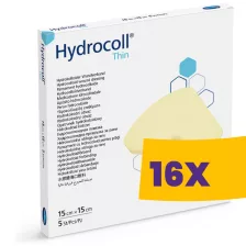   Hartmann Hydrocoll Thin vékony hidrokolloid kötszer 15x15cm 5db (Karton - 16 csomag)