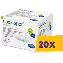   Hartmann Cosmopor szilikon szigetkötszer 7,2x5cm 25db (Karton - 20 csomag)