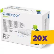   Hartmann Cosmopor szilikon szigetkötszer 7,2x5cm 10db (Karton - 20 csomag)