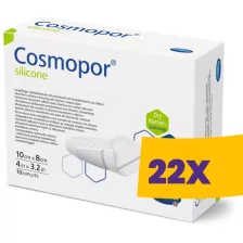   Hartmann Cosmopor szilikon szigetkötszer 10x8cm 10db (Karton - 22 csomag)