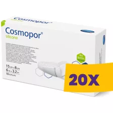   Hartmann Cosmopor szilikon szigetkötszer 15x8cm 10db (Karton - 20 csomag)