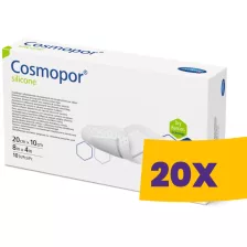   Hartmann Cosmopor szilikon szigetkötszer 20x10cm 10db (Karton - 20 csomag)