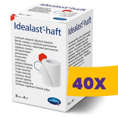 Hartmann Idealast-haft öntapadó kompressziós pólya 8cmx4m 1db (Karton - 40 db)