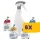 Cif Prof. Dosing Bottle Kit szórófejes flakon készlet 0,75L (Karton - 6 db)