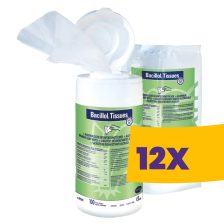   Hartmann Bacillol Tissues fertőtlenítő kendő doboz 100db (Karton - 12 csomag)