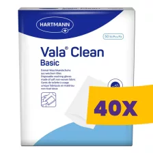   Hartmann ValaClean Basic mosdatókesztyű 50db (Karton - 40 csomag)