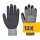Portwest A106 Grip 10 Latex megerősített hüvelykujjas kesztyű szürke (Karton - 12 pár)