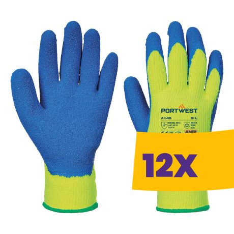 Portwest A145 Hűtőházi védőkesztyű sárga (Karton - 12 pár)