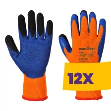   Portwest A185 Duo-Term védőkesztyű narancs (Karton - 12 pár)