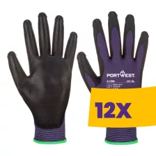   Portwest A195 Touchscreen érintőképernyős eszközökhöz PU kesztyű lila (Karton - 12 pár)