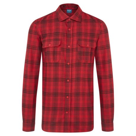 Portwest KA307 KA3 kockás ing piros