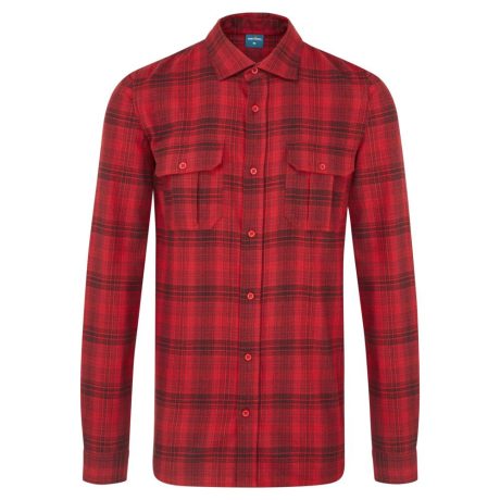 Portwest KA307 KA3 kockás ing piros