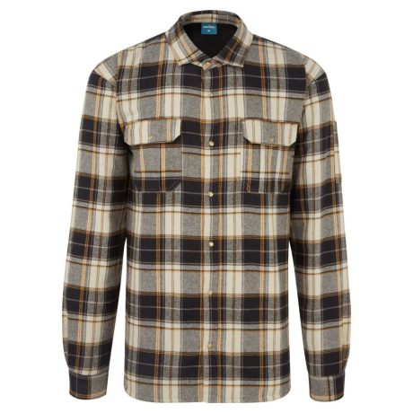 Portwest KA313 KA3 Sherpa bélésű kockás ing barna