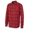 Portwest KA313 KA3 Sherpa bélésű kockás ing piros
