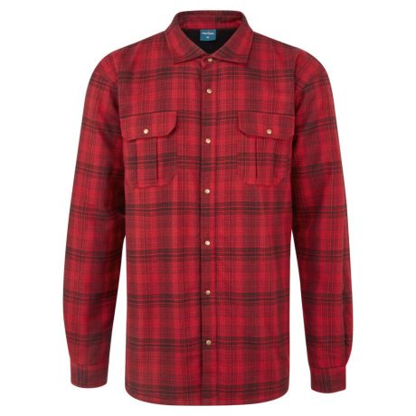 Portwest KA313 KA3 Sherpa bélésű kockás ing piros