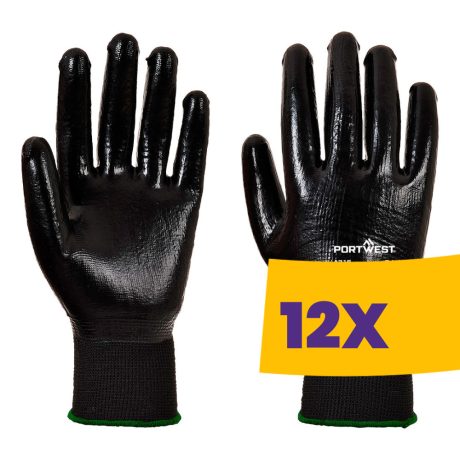 Portwest A315 All-Flex védőkesztyű fekete (Karton - 12 pár)